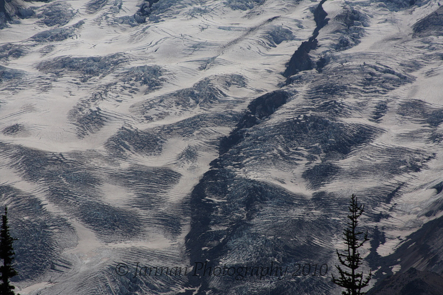 snow on the mountain
